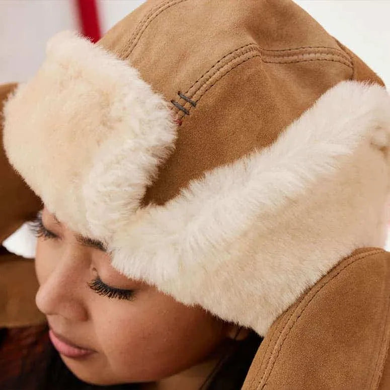 Sheepskin Bomber Hat