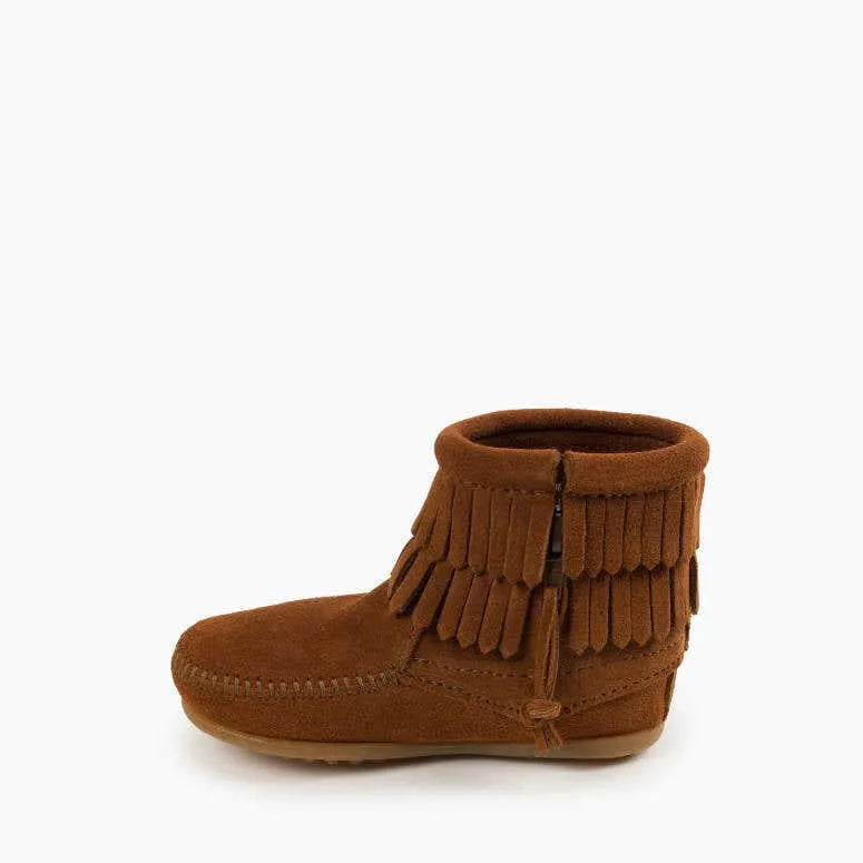 Kids' Double Fringe Side Zip Boot