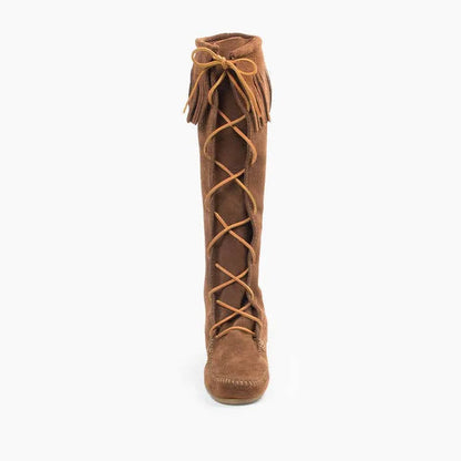 Women's Front Lace Knee High Boot - Limited Edition