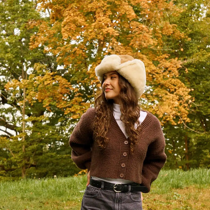 Sheepskin Bomber Hat
