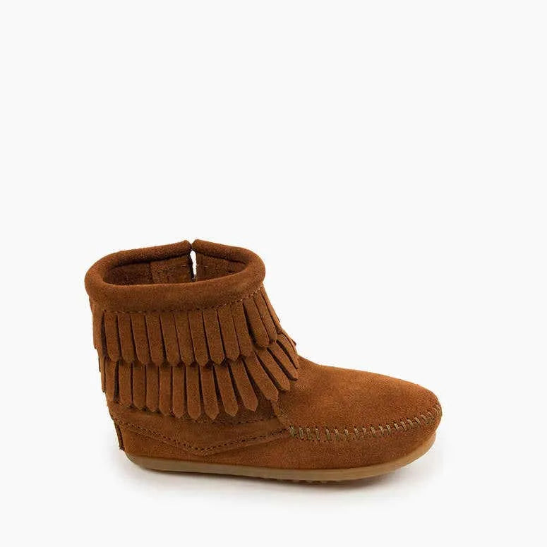 Kids' Double Fringe Side Zip Boot