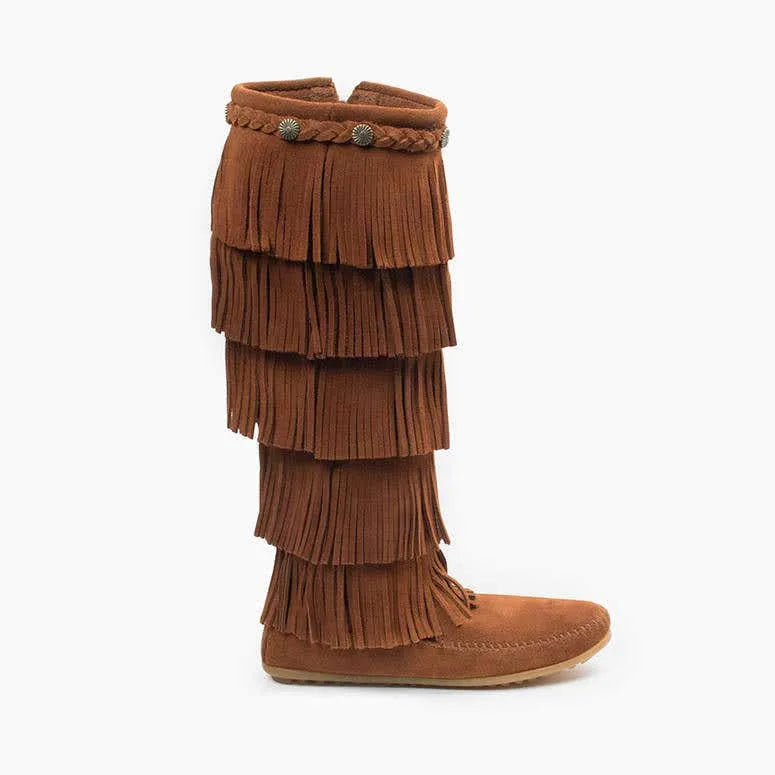 Women's 5-Layer Fringe Boot