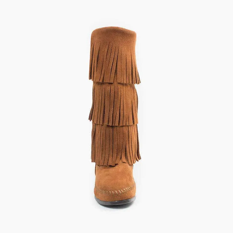 Women's 3-Layer Fringe Boot