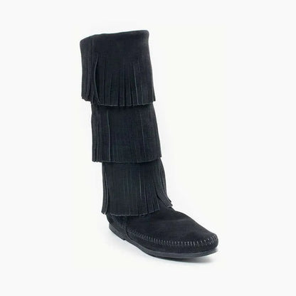 Women's 3-Layer Fringe Boot