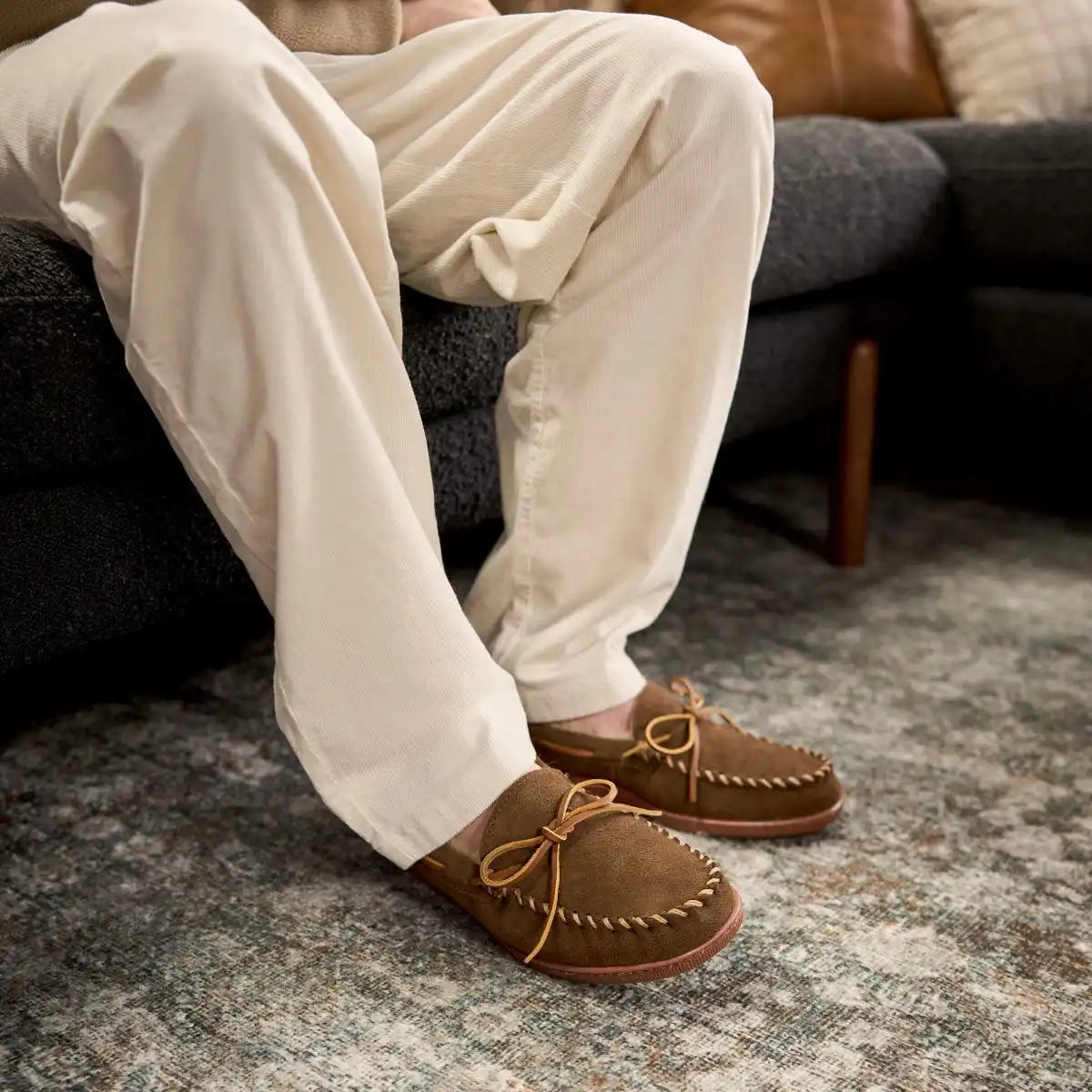 Men's Men's Sheepskin Hardsole Slipper