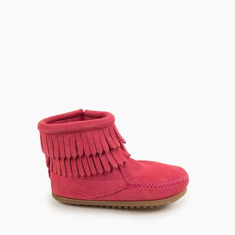 Kids' Double Fringe Side Zip Boot
