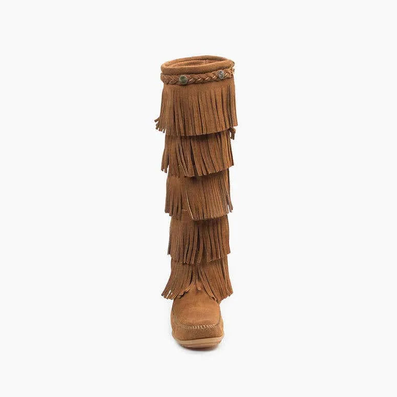 Women's 5-Layer Fringe Boot