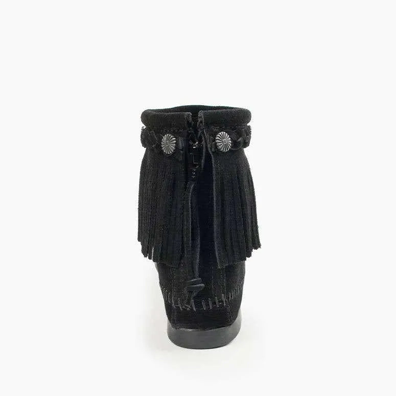 Women's High Top Back Zip Boot