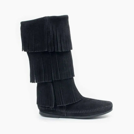 Women's 3-Layer Fringe Boot
