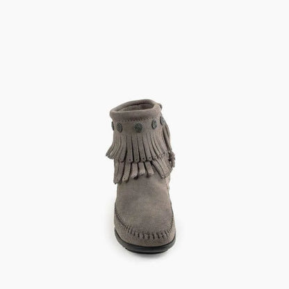 Women's Double Fringe Side Zip Boot