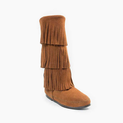 Women's 3-Layer Fringe Boot