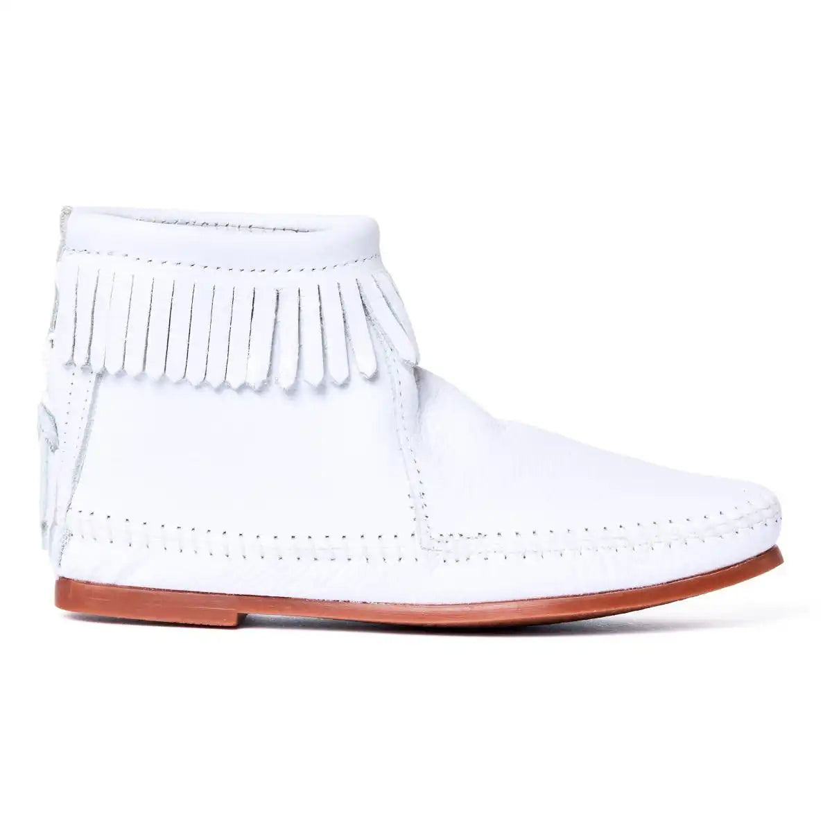 Women's Leather Back Zip Hardsole Boot