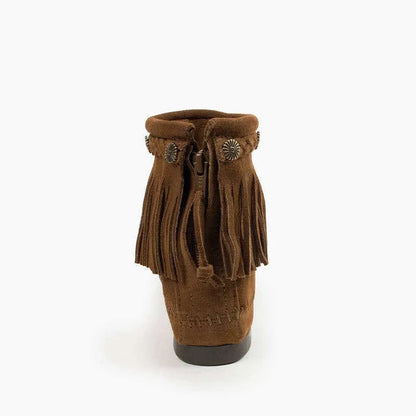 Women's High Top Back Zip Boot