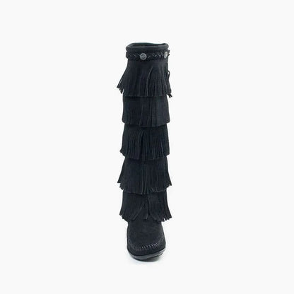 Women's 5-Layer Fringe Boot