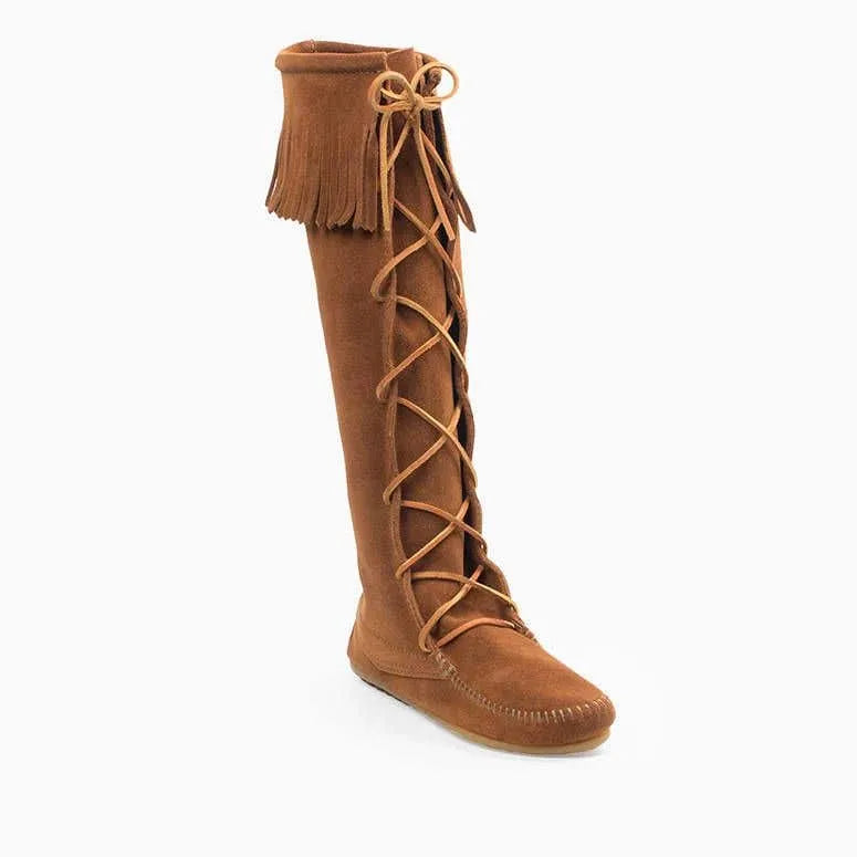 Women's Women's Front Lace Knee High Boot