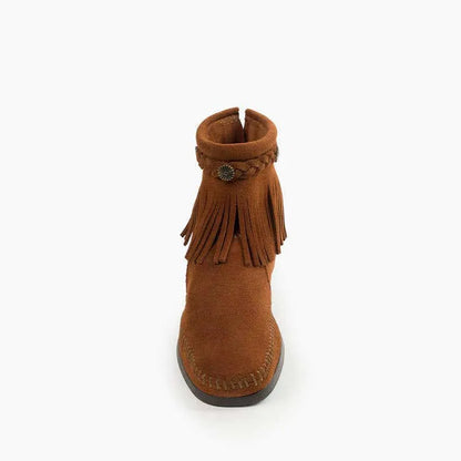Women's High Top Back Zip Boot