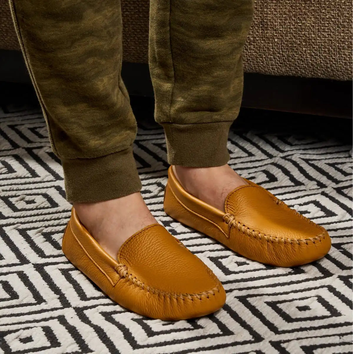 Men's Venetian Double Deerskin Softsole