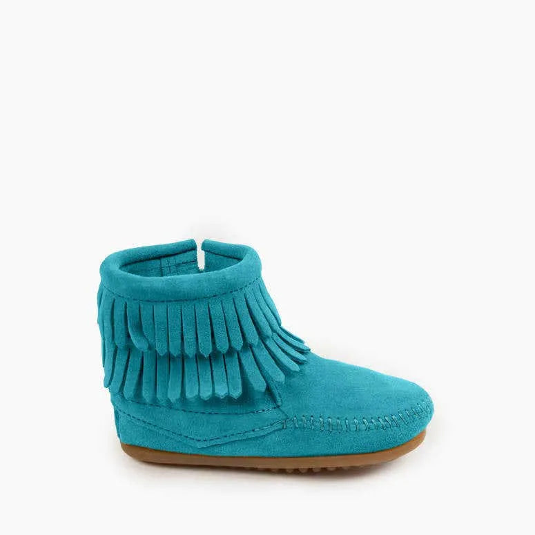 Kids' Double Fringe Side Zip Boot