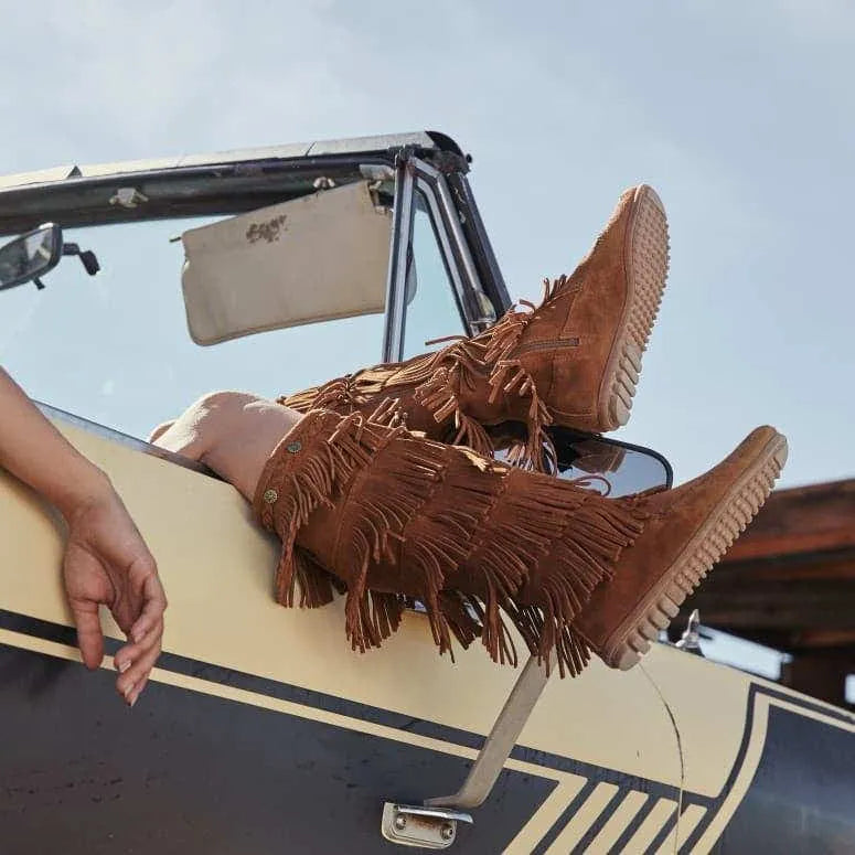 Women's 5-Layer Fringe Boot
