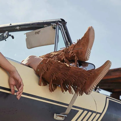 Women's 5-Layer Fringe Boot