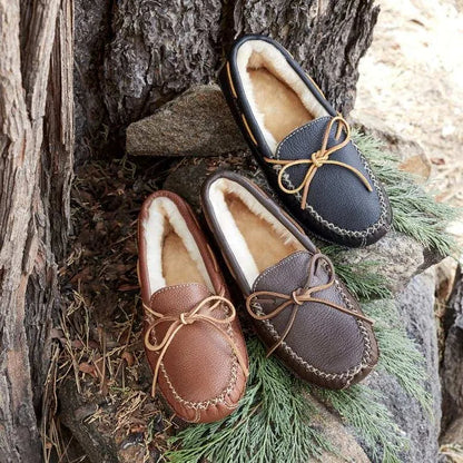 Men's Sheepskin Moose Slipper