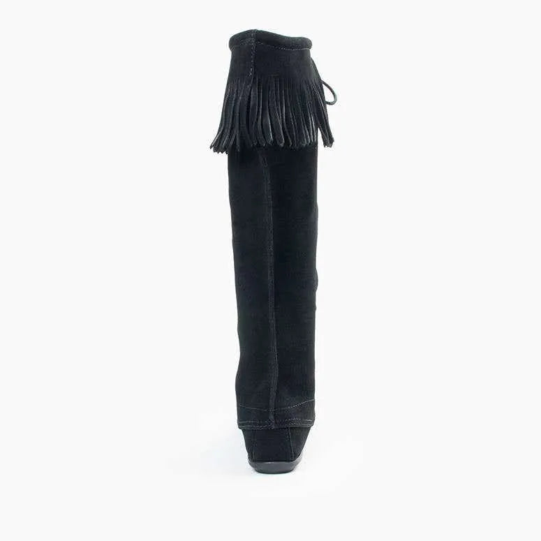 Women's Women's Front Lace Knee High Boot